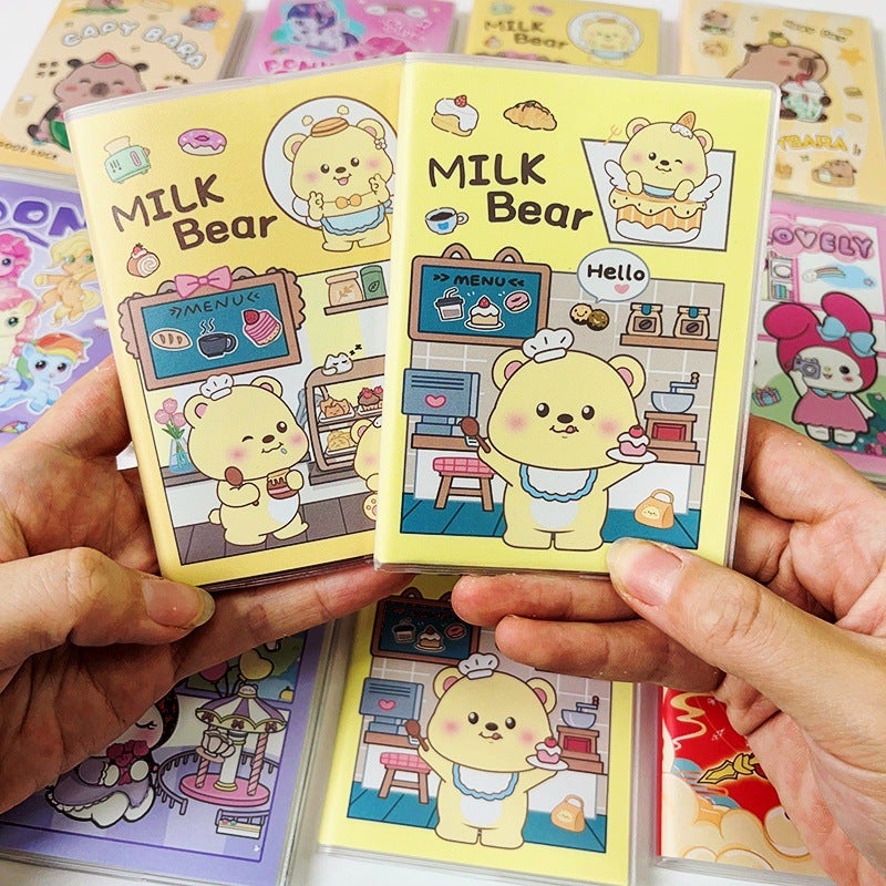 Nezha A7 Pocket Notebook Portable Mini Rubber Sleeve Notebook Capibara Diary Notepad Student Prize - Image 5